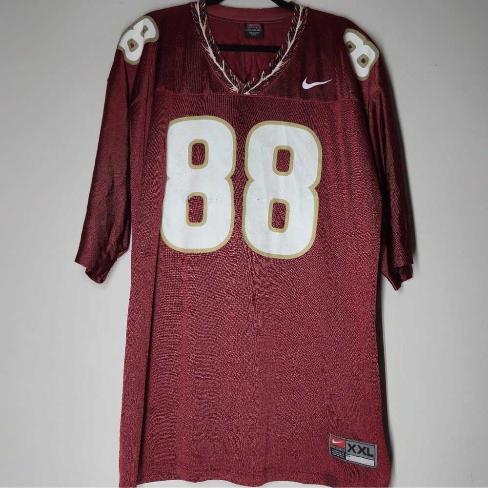 Vintage Florida State Seminoles FSU Nike Team NCAA Football #88 Jersey Smith